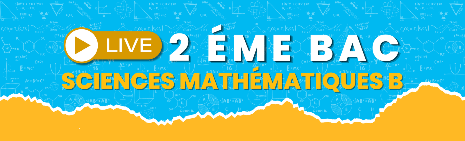 2ᵉ année baccalauréat	Sciences mathématiques B